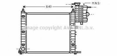 AVA QUALITY COOLING ms2348 -  Радиатор, охлаждение двигателя